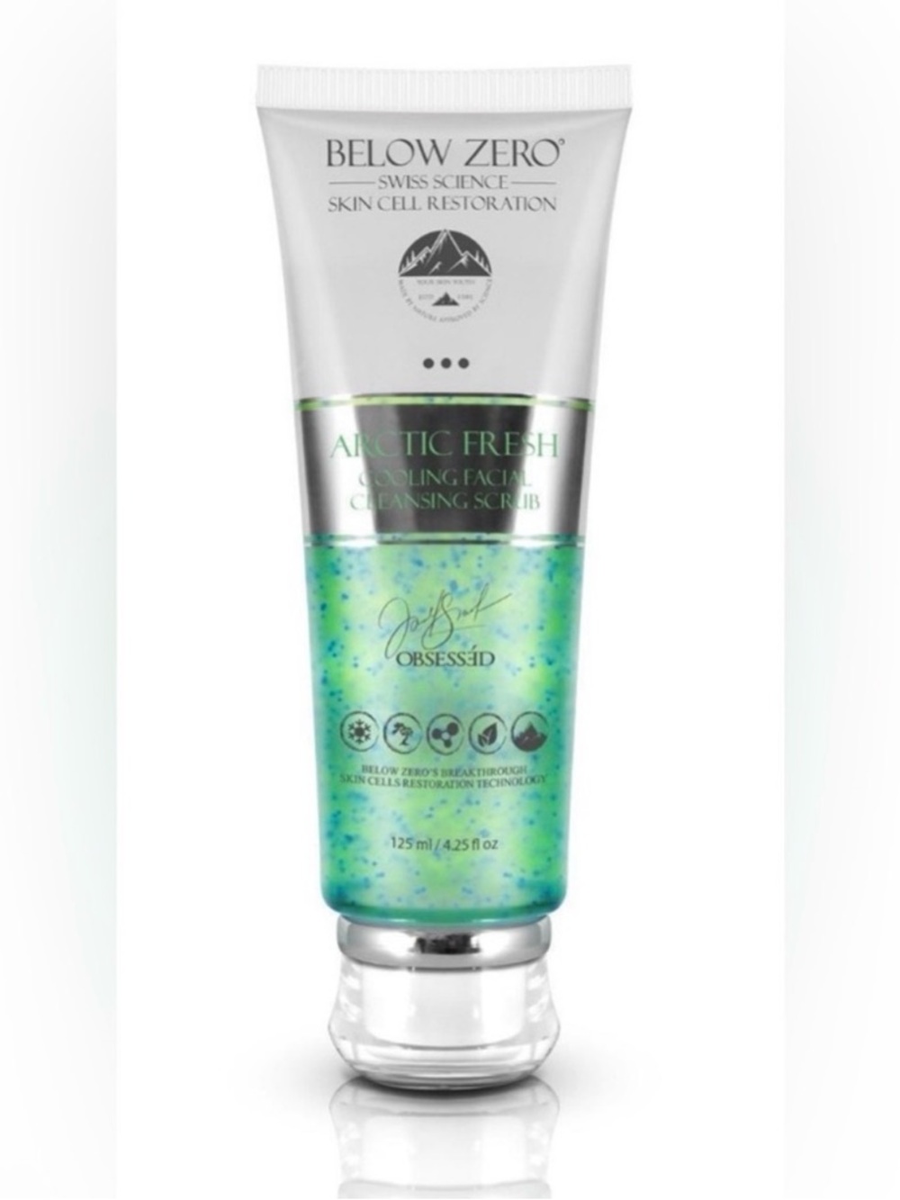 Below Zero Arctic Fresh Cooling Facial Cleansing Scrub ~ Retail $150